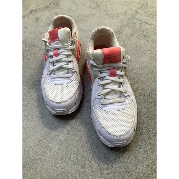 Nike Air Max Excee Womens Size 8.5 White Coral Sneakers Running Shoes - Picture 6 of 7